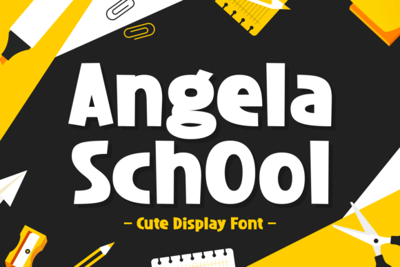 Angela School: A Playful Typography Choice for Educational and Creative Projects