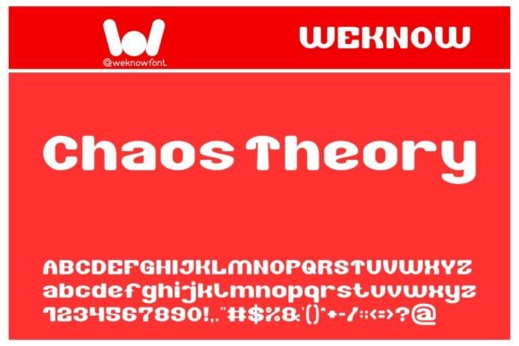 Chaos Theory: A Bold Display Font for Creative Brands