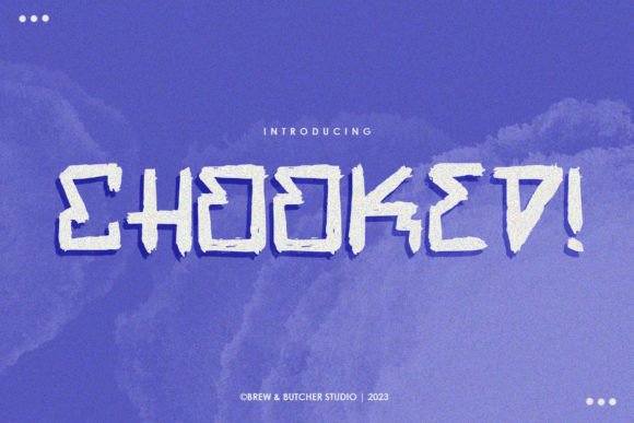 Chooked: The Bold Brush Font for Impactful Designs
