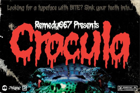Crocula: The Ultimate Horror Font for Spooky Designs