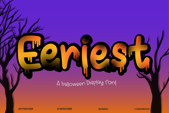 Eeriest Font: A Fun Display Choice for Bold Projects