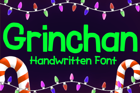 Grinchan: The Playful Font for Holiday Designs