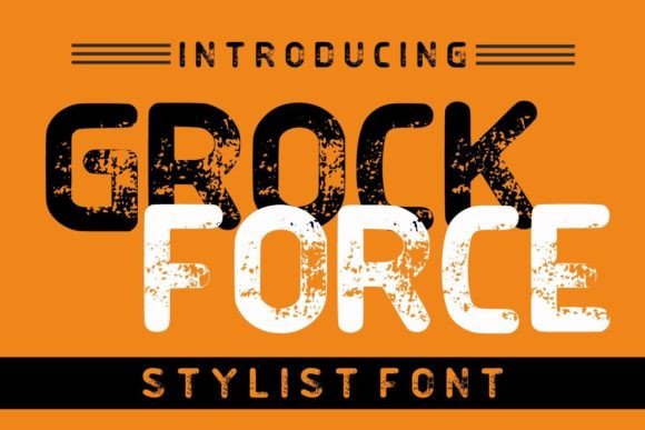 Grock Force: Bold Typography for Modern Brands