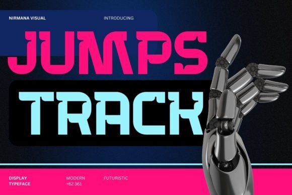 Jumps Track: The Futuristic Font for Modern Designs