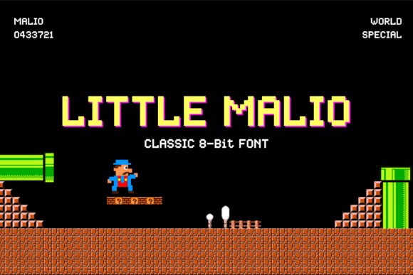 Little Malio Display Font: A Pixelated Journey into Retro Gaming Nostalgia