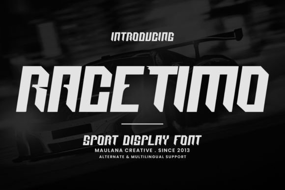Race Timo: The Dynamic Font for Speed and Style