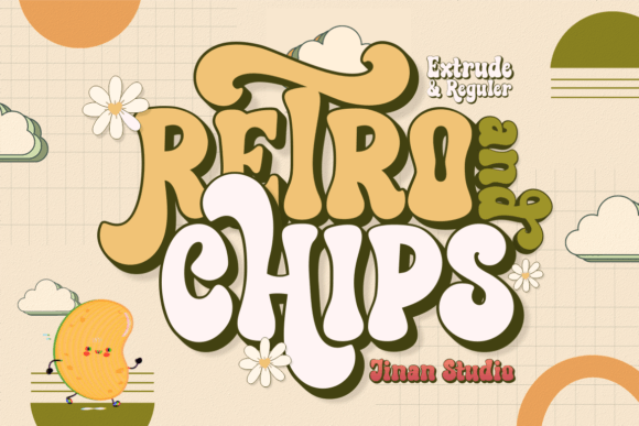 Retro and Chips: The Groovy Font for Stylish Designs