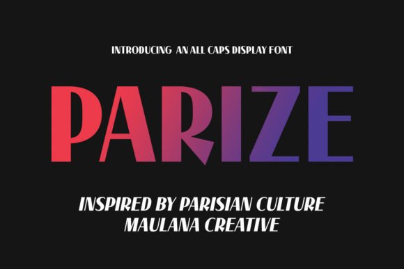 Unlocking Visual Impact: A Comprehensive Guide to the Parize Display Font