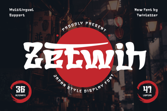 Zetwih: The Faux-Japanese Font for Authentic Design